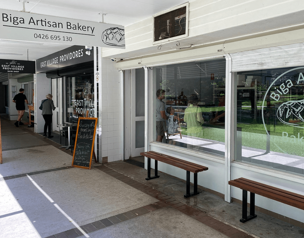 Biga Artisan Bakery front of store