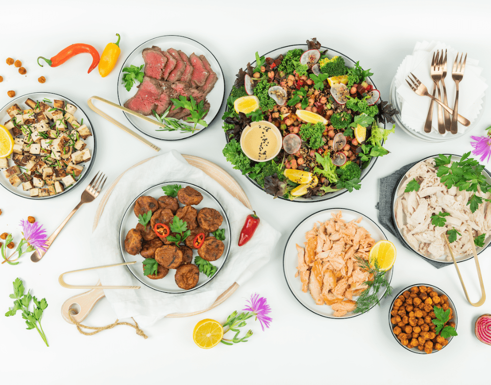 Flavours Catering flat lay