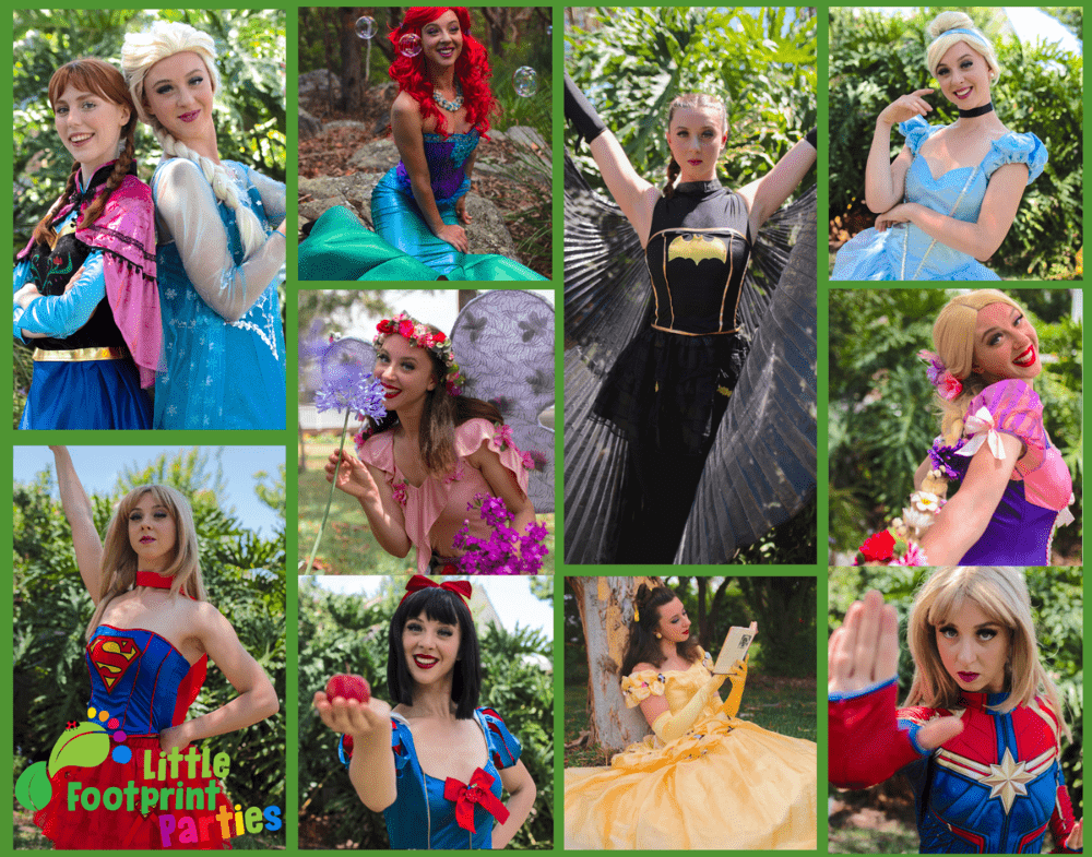 Little footprint parties entertainer and children