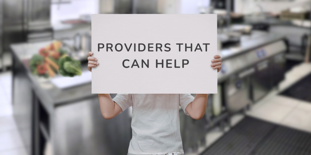 Food waste trusted providers